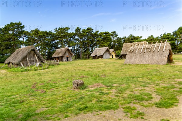 Wood and thatch buildings at West Stow