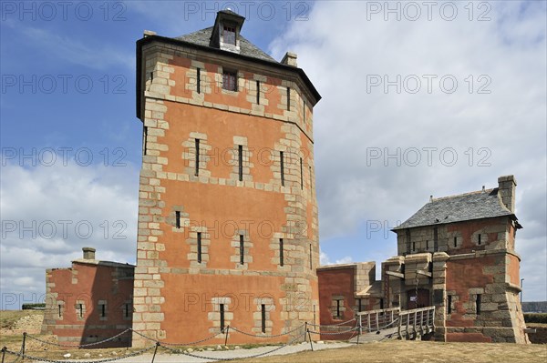 The fortification Tour Vauban in the harbour of Camaret-sur-Mer