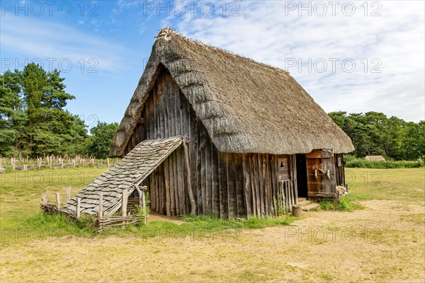 Wood and thatch buildings at West Stow