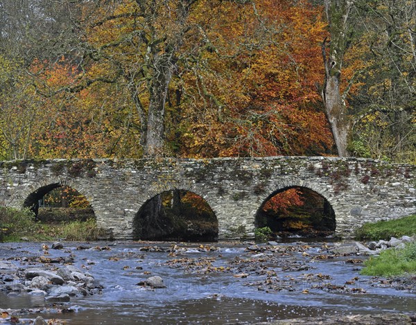 Old stone picturesque bridge