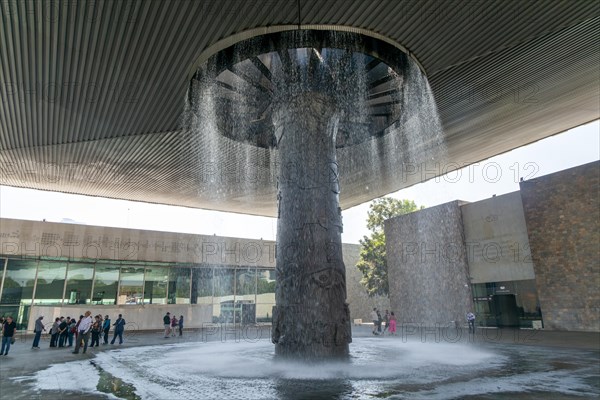 Fountain in courtyard inside the National Anthropology Museum