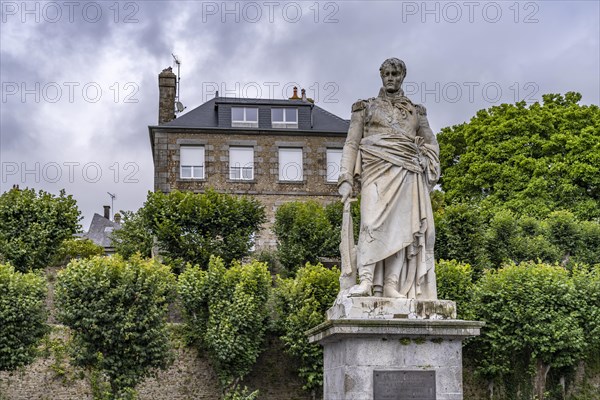 Statue of General Jean Marie Valhubert in Avranches