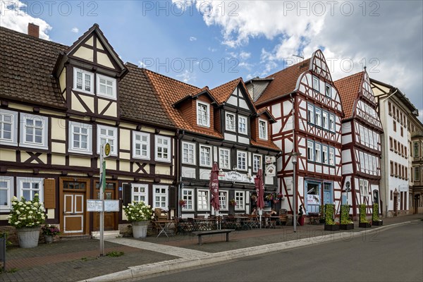 Historic half-timbered houses