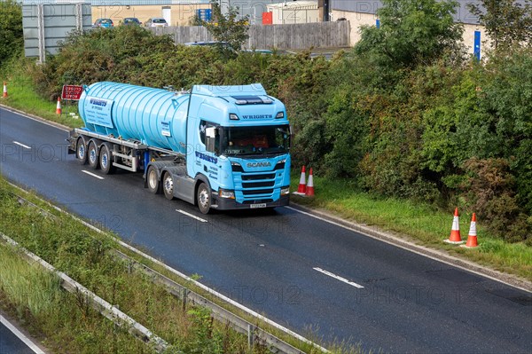 Wrights bulk carrier Scania lorry