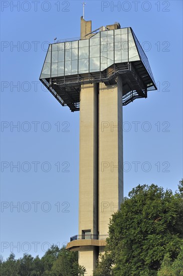 Panoramic tower at the Gileppe Dam