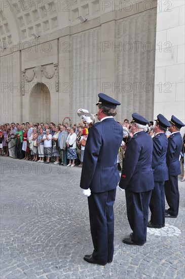 Last Post Ceremony under the Menin Gate Memorial to the Missing