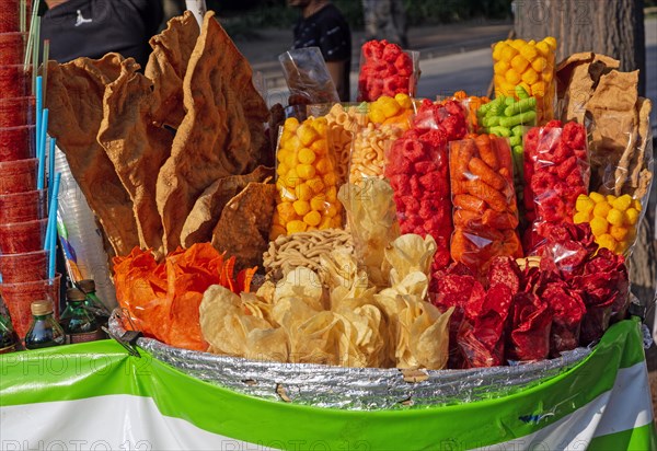 Stall selling fast food snacks