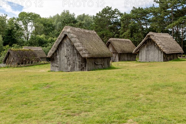 Wood and thatch buildings at West Stow