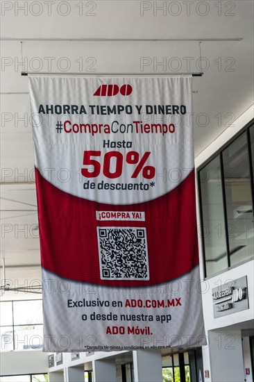 ADO advert 50% discount fares offer