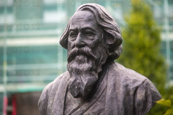 A statue of Rabindranath Tagore