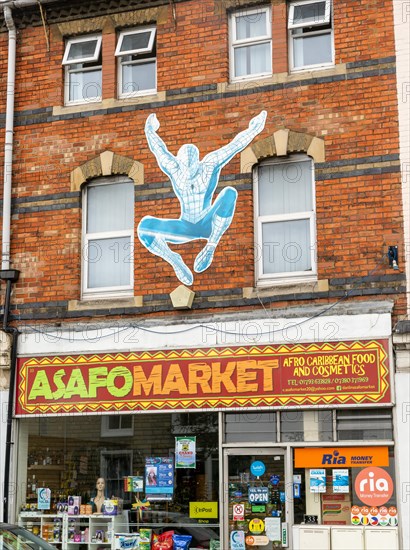 Spider Man figure on Asafo Market