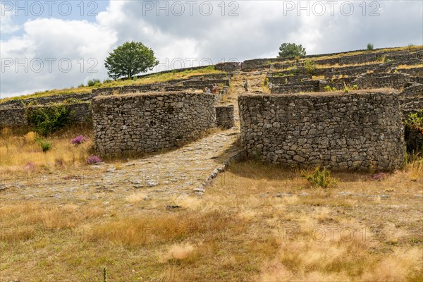 Entrance walls and building