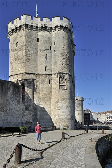 The medieval tower tour Saint-Nicolas in the old harbour