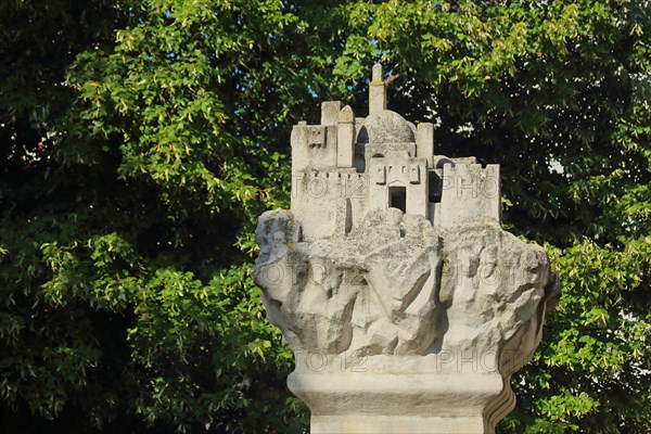 Sculpture Heavenly Jerusalem by Klaus Christof 1992