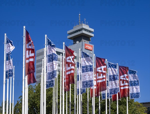 Flagpoles with IFA flags