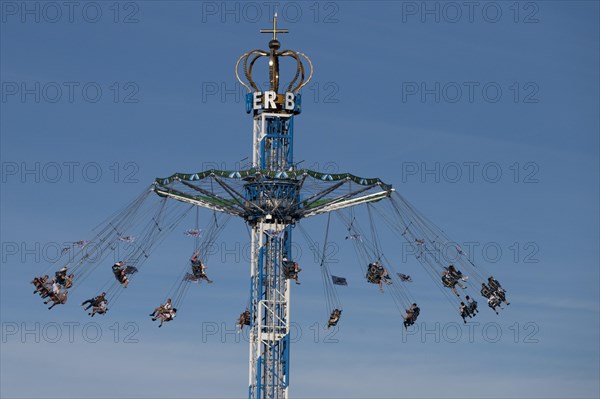 Oktoberfest Ride Chain Carousel Munich Bavaria