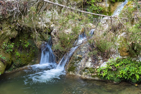 Small waterfall in the valley of the butterflies