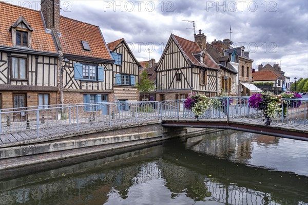 Half-timbered houses in the St-Leu quarter