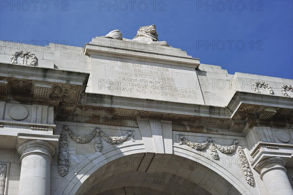 The Menin Gate Memorial to the Missing