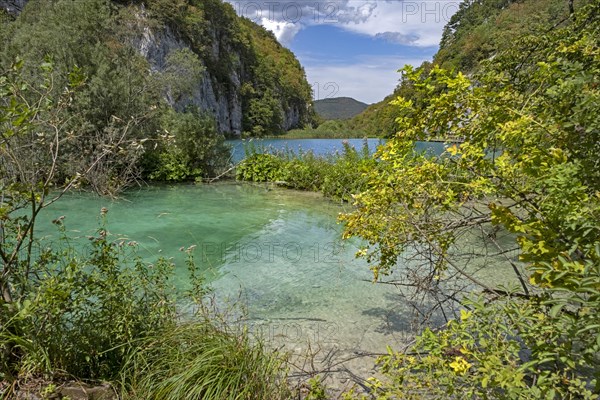 Lake in the Plitvice Lakes National Park