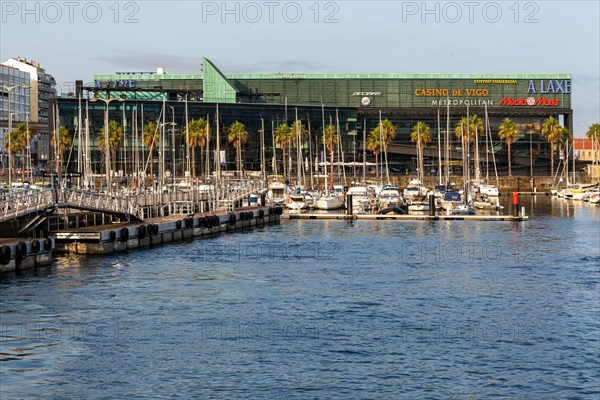 Sailing yachts in marina