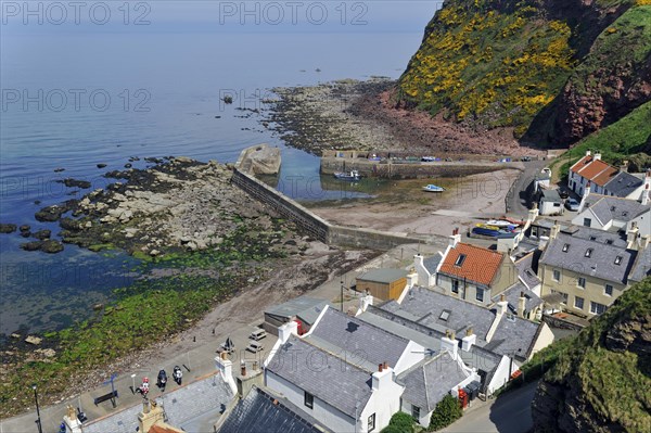 The smal Pennan harbor