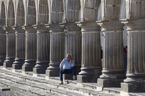 Columns of the Palacio del Ayuntamiento