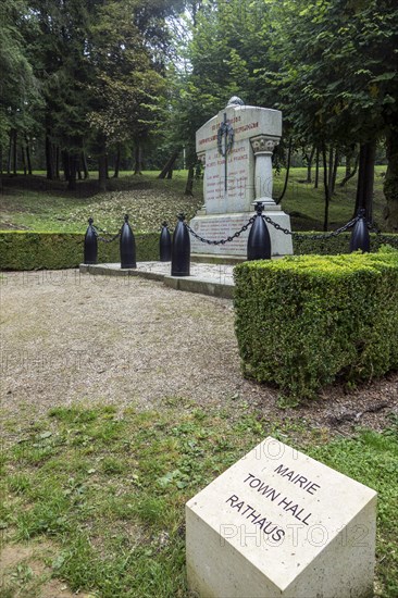 First World War One site of the destroyed village Fleury-devant-Douaumont near Douaumont