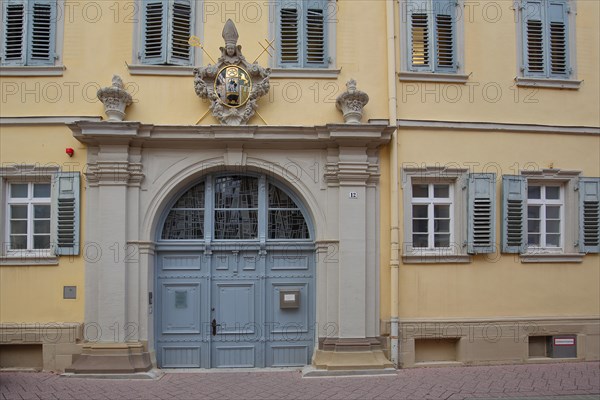 Portal with coat of arms of Schoental Monastery Probsthof