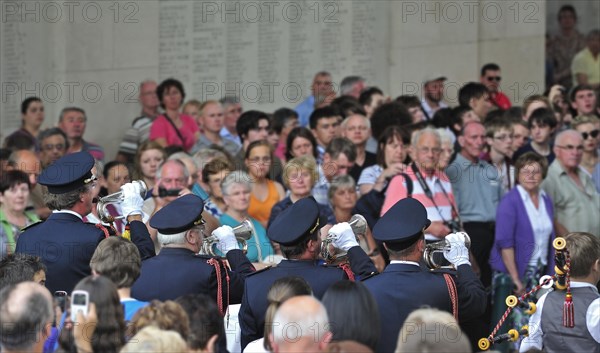 Last Post Ceremony under the Menin Gate Memorial to the Missing