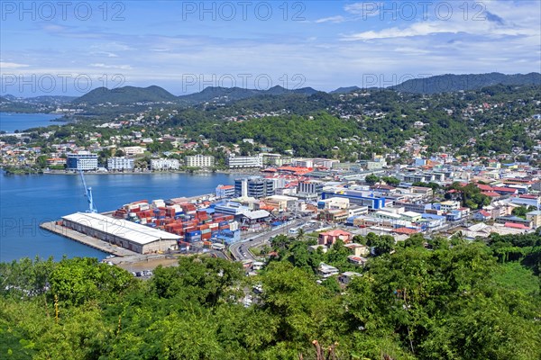 View over the harbour