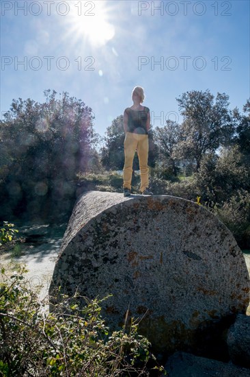 The monolith of Corbara. In 1828