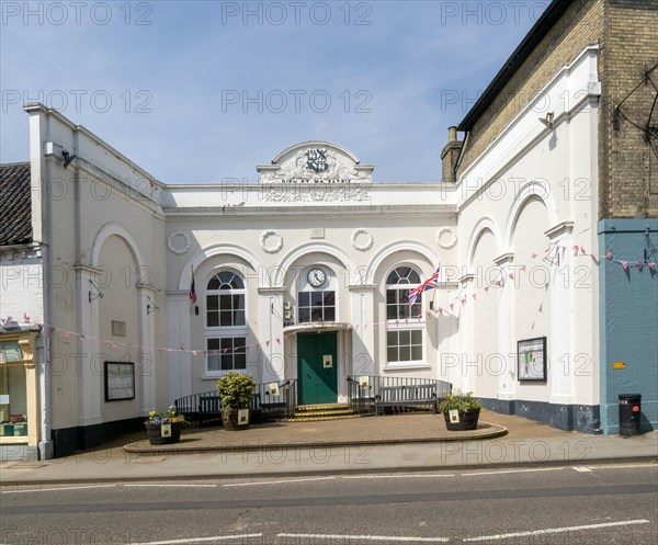 Historic Corn Exchange market hall building in town centre