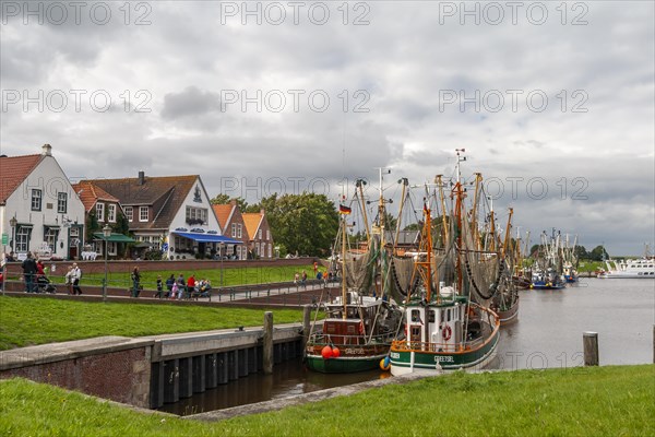 Crab cutter in Greetsiel harbour