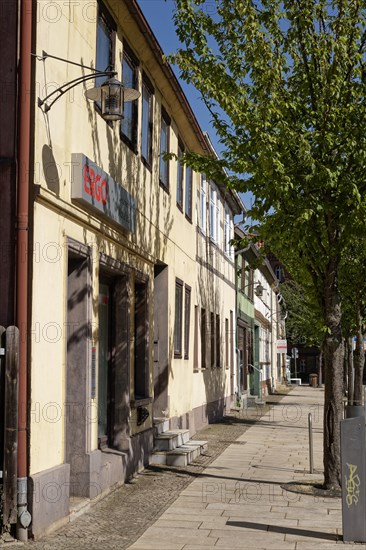 Half-timbered houses in Naumannstrasse in Osterburg