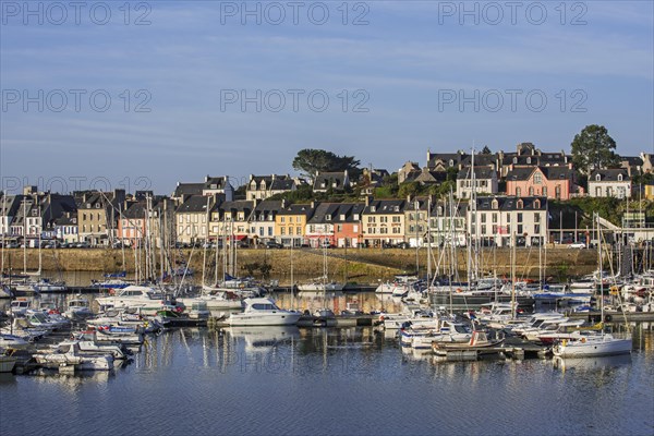 Pleasure boats and sailing boats in the harbour of Camaret-sur-Mer