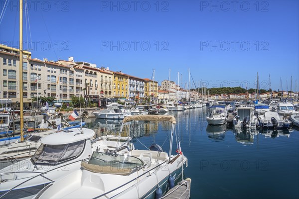 Pleasure boats in marina