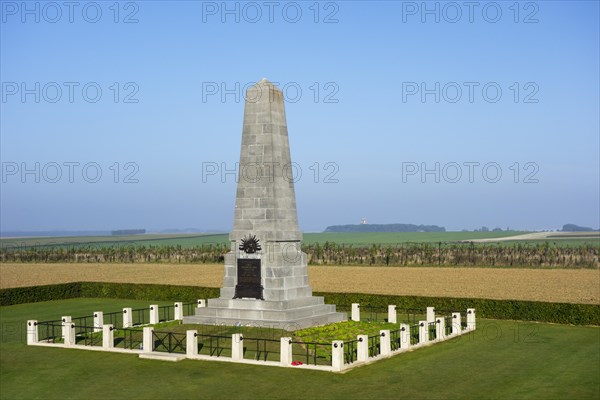 World War One First Australian Division memorial at the Pozieres Ridge