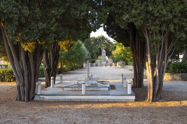 Catholic cemetery in Rhodes town early morning