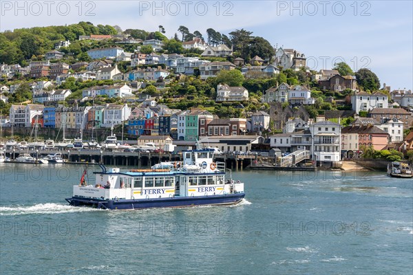 Foot pasenger ferry crossing River Dart to Kingswear from Dartmouth