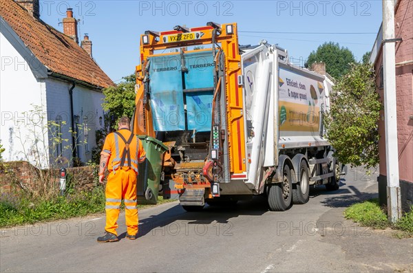 East Suffolk Council waste collection vehicle