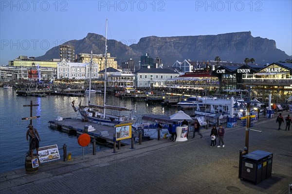 View of Table Mountain from the Victoria and Alfred Waterfront