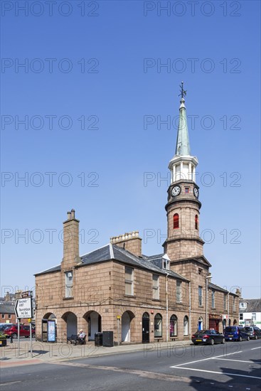 Market Buildings at Market Square in the town center of Stonehaven