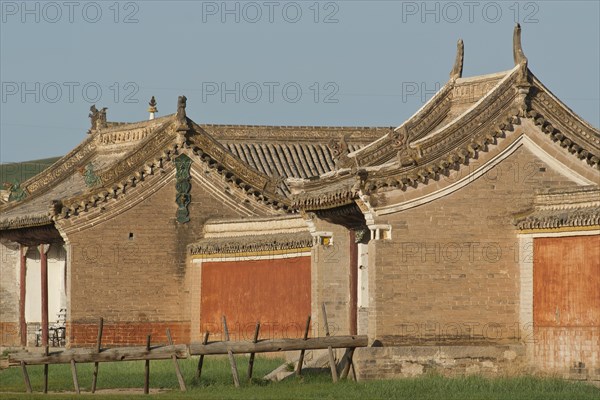 Temple in the interior of the Erdene Zuu Khiid Monastery