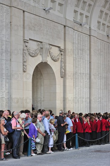 Last Post Ceremony under the Menin Gate Memorial to the Missing