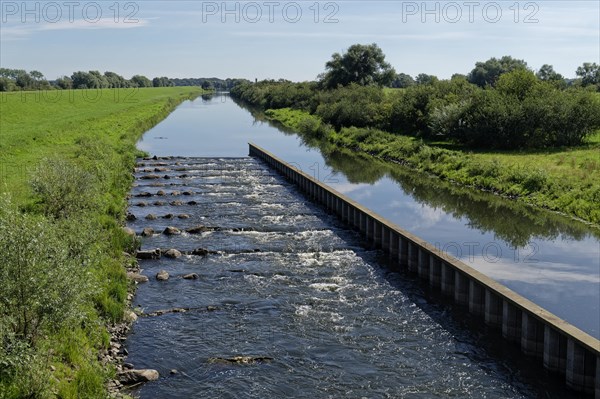 Fish ladder Sudeabschlusswehr