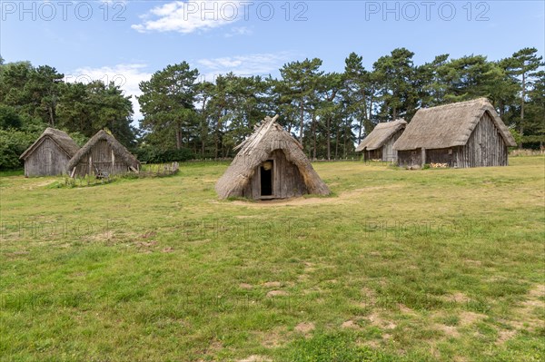 Wood and thatch buildings at West Stow