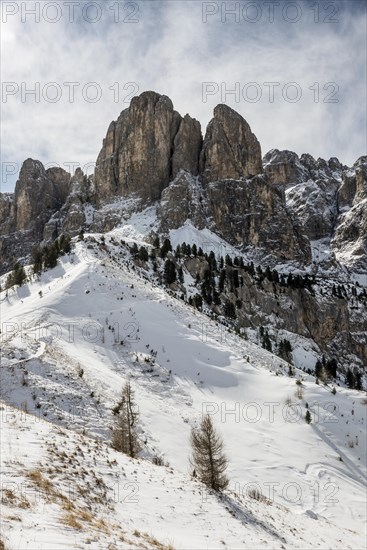 Snow-covered mountains