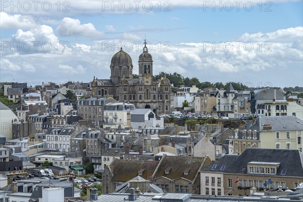 Town view with St. Paul Church