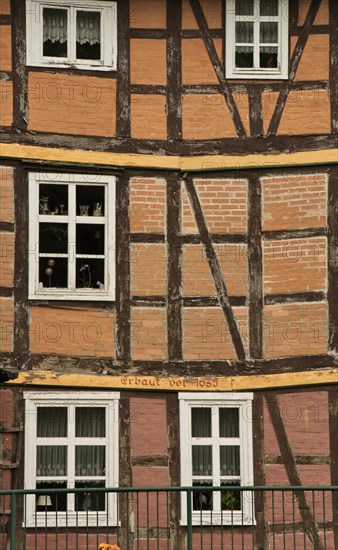 Old half-timbered house in Hitzacker